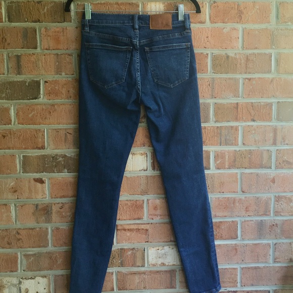 NWOT J. Crew Dark Wash Skinny Jeans - 8” Toothpick - Picture 3 of 7